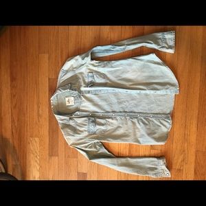 Chambray button down shirt